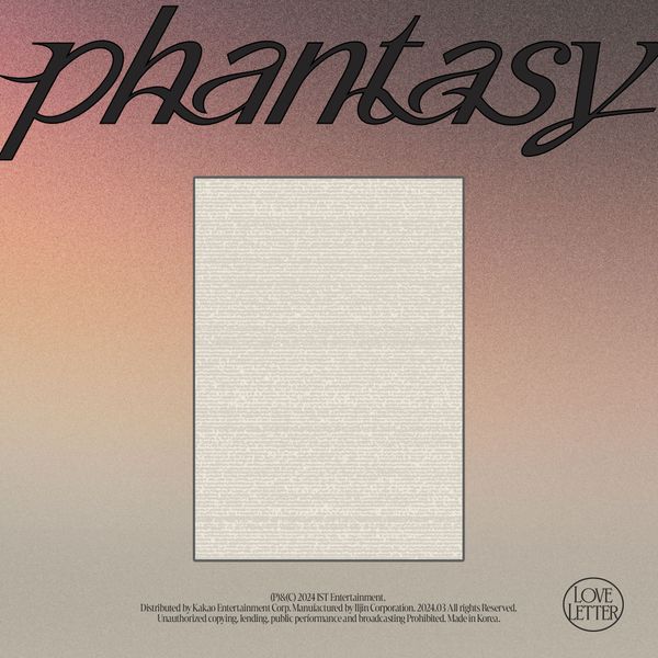 THE BOYZ - PHANTASY Pt.3 Love Letter