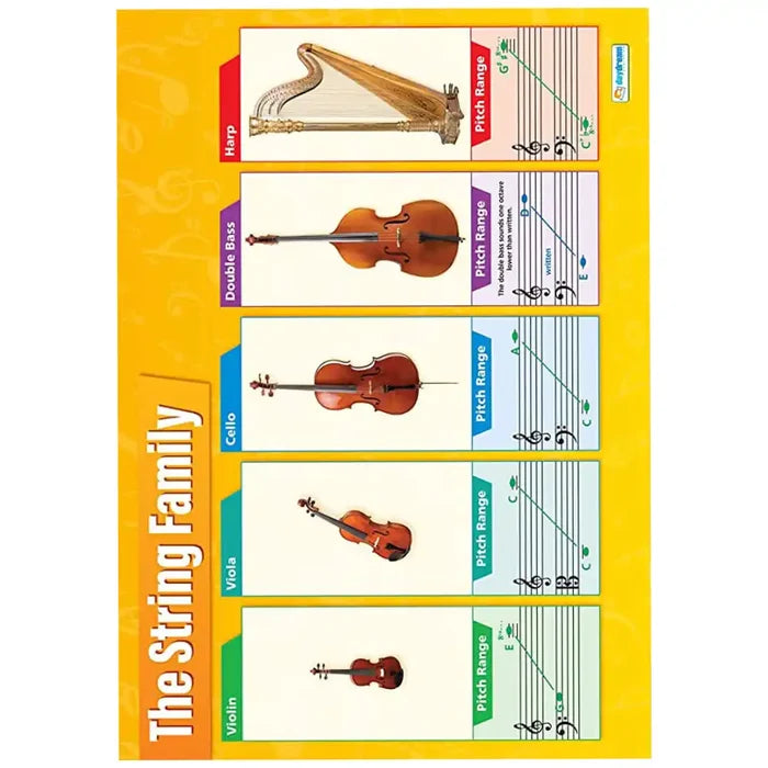 SG Education The String Family Laminated Daydream Wallchart SG Education