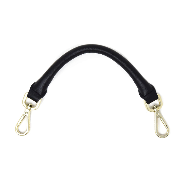 Top Handle Black Gold Front View