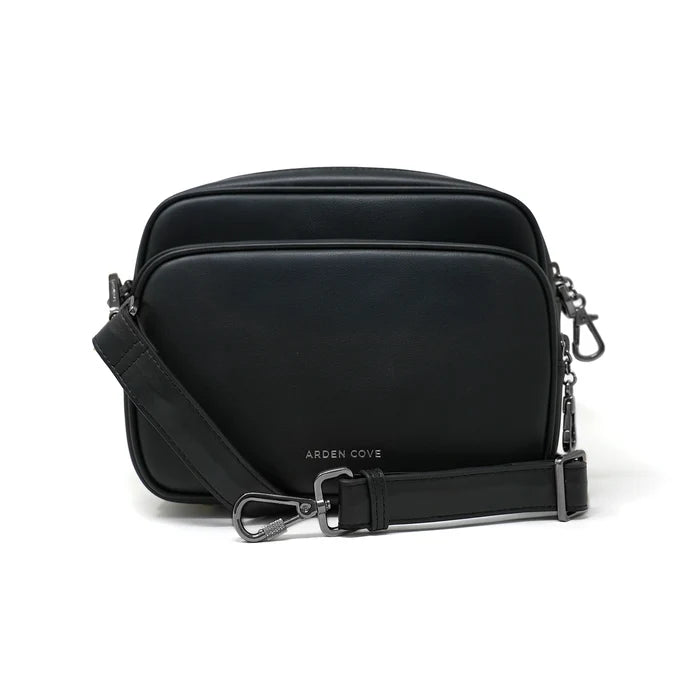 Black-Gunmetal / Slash-resistant Wide Faux Leather (33" - 59")