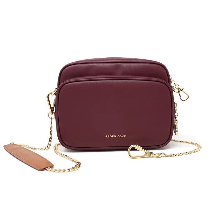 Burgundy-Gold / Slash-resistant Chain (46")