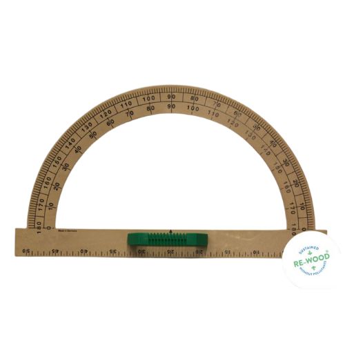 Wissner Wissner Board Wood Protractor 180degree Magnetic SG Education