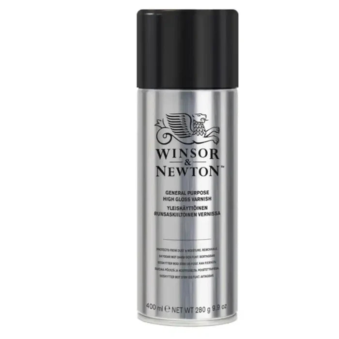 Winsor & Newton W&N Aerosol All Purpose High Gloss Varnish 400ml SG Education