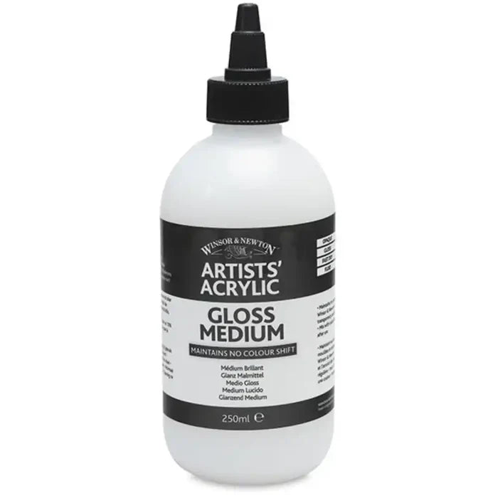 Winsor & Newton W&N Artists' Acrylic Gloss Medium 500ml SG Education