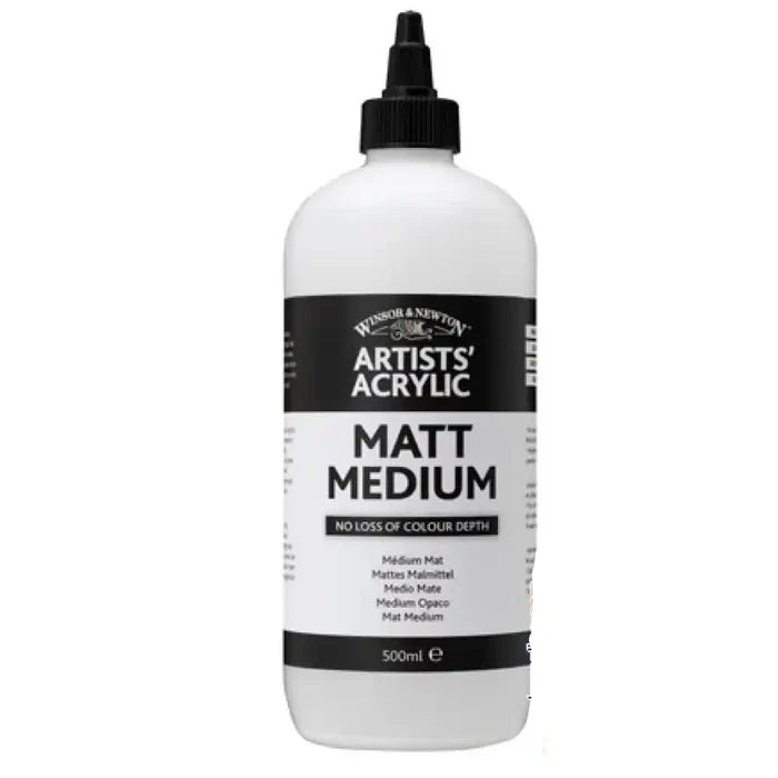 Winsor & Newton W&N Artists' Acrylic Matt Medium 250ml SG Education
