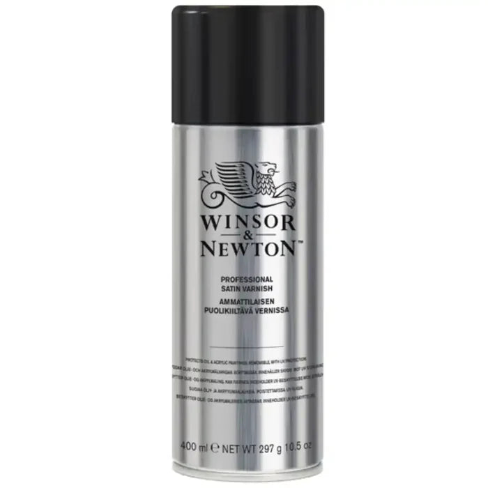 Winsor & Newton W&N Professional Aerosol Satin Varnish 400ml SG Education