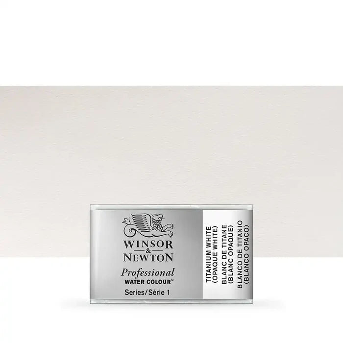 Winsor & Newton W&N Professional Watercolour Whole Pan S1 Titanium White SG Education