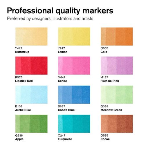 Winsor & Newton W&N Promarker Pastel Set 2 12 Pack SG Education