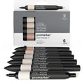Winsor & Newton W&N Promarker Skin Tones 6 Pack SG Education