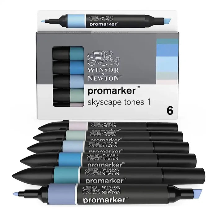 Winsor & Newton W&N Promarker Skyscape 6 Pack SG Education