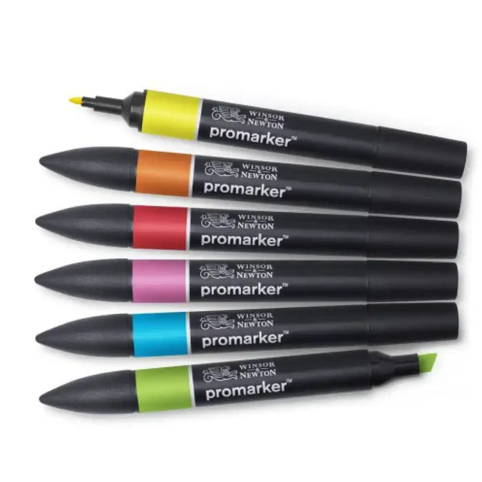 Winsor & Newton W&N Promarker Vibrant 6 Pack SG Education