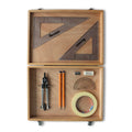 SG Education Wooden Box with Tape & SG Set Square (0 at Edge) SG Education
