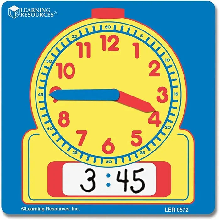 SG Education Write on Wipe off Demonstration Clock  LS3 SG Education
